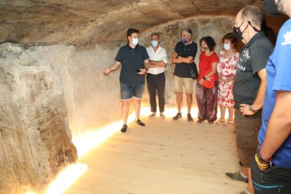 Les obres que s’han dut a terme al calabós de Castelló i que es van inaugurar ahir.