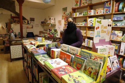 La librería Genet Blau de Lleida.