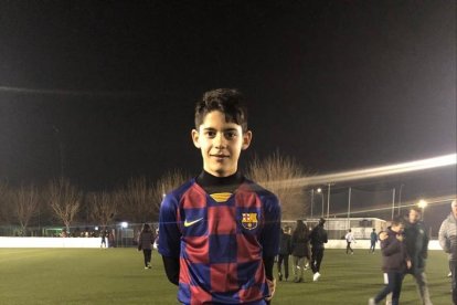 El jugador infantil Àlex Campos.