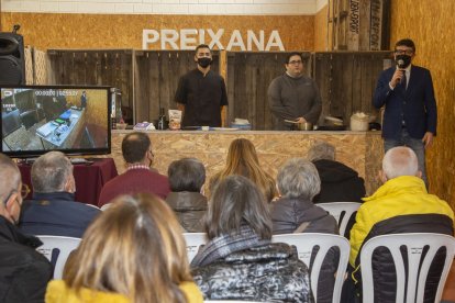 Demostració culinària del xef Santi Aubach, de L’Estoneta.