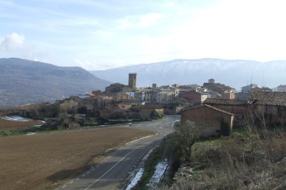 Vista del poble de Guàrdia de Noguera.