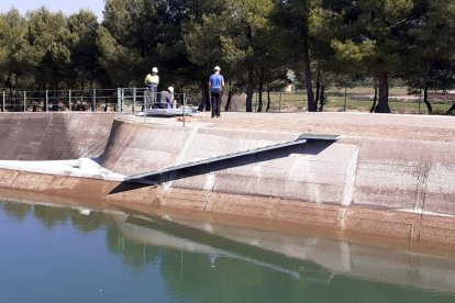 Instal·len una rampa d'evacuació per a animals al canal de Térmens