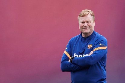 El entrenador del FC Barcelona, Ronald Koeman.