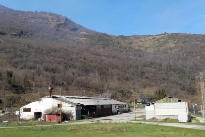 Les instal·lacions del centre de biomassa d’Aran, a Les.