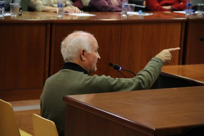 Francisco Martín durante el juicio en la Audiencia. 