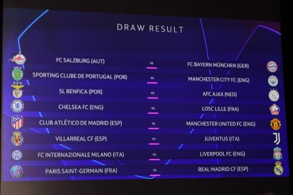 PSG-Real Madrid, duelo estelar de los octavos de 'Champions' después de la repetición del sorteo