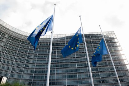 Imatge de l’edifici Berlaymont, una de les seus de la Comissió Europea a Brussel·les.