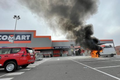 L’incendi es va produir ahir al migdia.