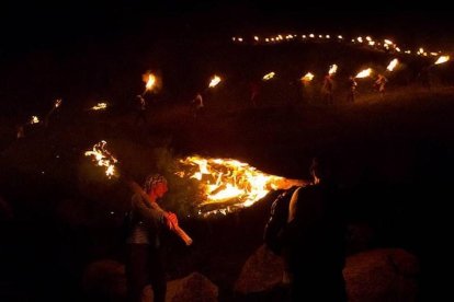 Una imatge de les falles de Barruera, un veritable espectacle.