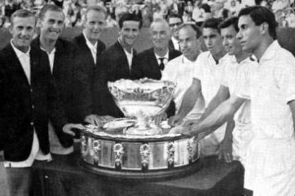 Els finalistes de la Davis del 1965.