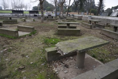 Imagen de archivo de la zona de barbacoas del parque de Les Basses.