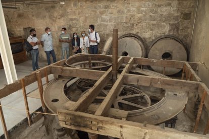 Imagen del interior del Molí de Sant Anastasi de La Bordeta. 