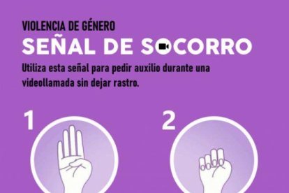 El gesto en cuestión para pedir auxilio de forma sutil consiste en mantener la palma en alto ante la otra persona, meter el pulgar en la palma y cerrar los dedos sobre el pulgar