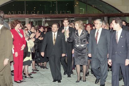 la reina Sofía en la inauguración