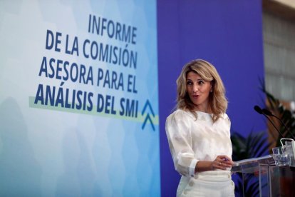 Yolanda Díaz, vicepresidenta segunda del Gobierno español y ministra de Trabajo y Economía Social.