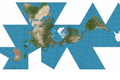 Científics dissenyen un nou concepte de mapamundi pla que minimitza distorsions