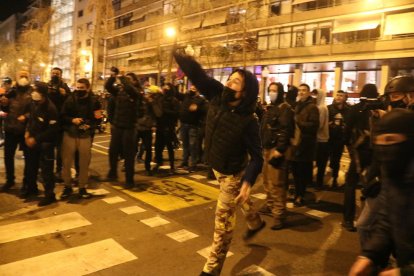 Vuit detinguts en els aldarulls a Lleida per l'empresonament de Pablo Hasél