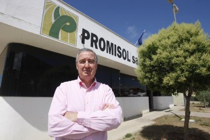 Francesc Roig a las puertas de Promisol, su gran pasión empresarial. 