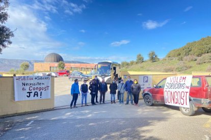 Empresaris d’Àger ja van reclamar fa unes setmanes solucions per reobrir el congost.