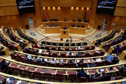 Imagen de archivo de un pleno celebrado en el Senado.