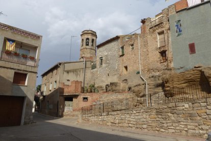 Una calle de Artesa de Lleida.