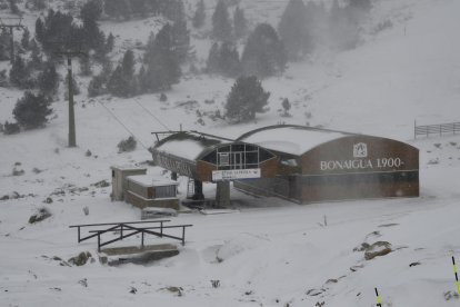 Imagen de archivo de instalaciones de Baqueira en el sector de la Peülla, en el Pallars Sobirà.