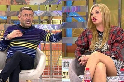 Jorge Javier y Belén en el fragor de la batalla