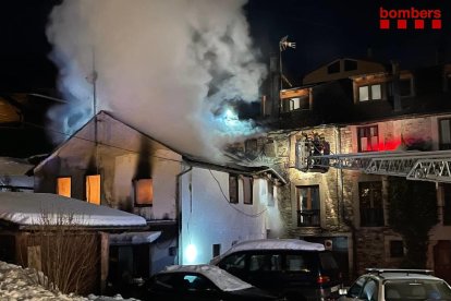 La casa incendiada de Alp.