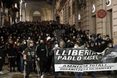 La manifestació d'aquest dissabte ha aplegat unes 800 persones.