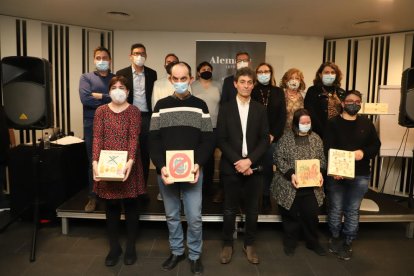 L’entrega de premis Art i Torró de Torrons i Mel Alemany, ahir a la Llotja de Lleida.