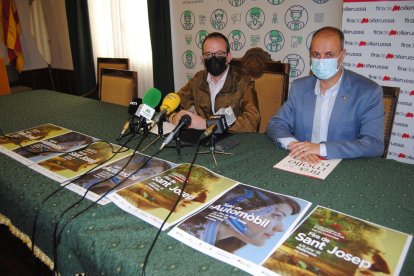 Marc Solsona y Xavier Roure presentaron ayer el certamen. 