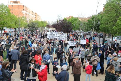 Imatge d’arxiu d’una protesta contra l’alberg.