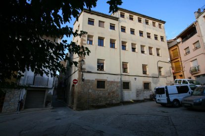 La escuela municipal de Música de Ponts, en la plaza Portal Nou. 