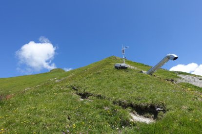 Imagen de archivo de un sistema de detonación Gazex instalado en Francia.