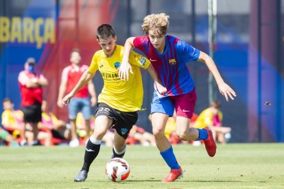 El juvenil del Lleida va caure ahir contra el segon equip del Barça.