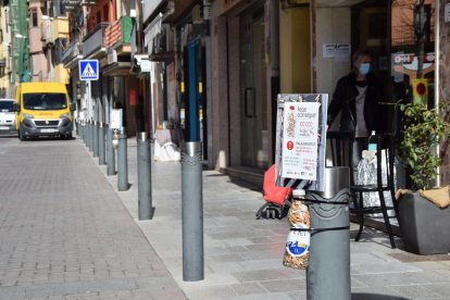 Las botellas estarán instaladas durante una semana.