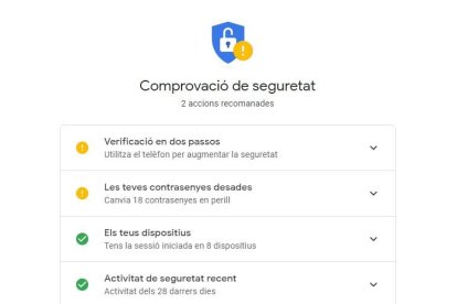 La verificació en dos passos és una manera de garantir-nos seguretat