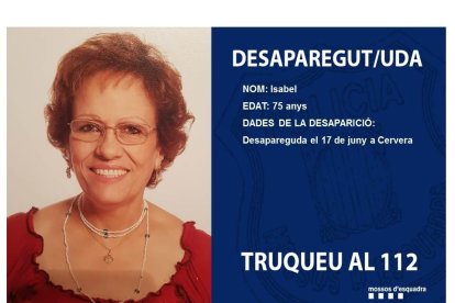 Isabel, la mujer desaparecida. 