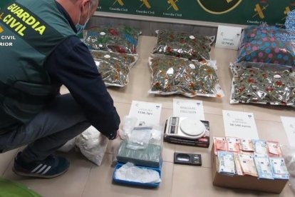 Droga decomissada a la xarxa de narcotràfic.