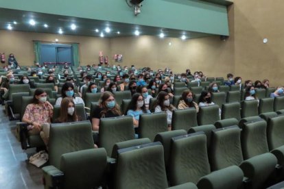 Benvinguda d’alumnes a la UdL el setembre passat.