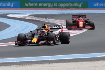 Max Verstappen ahir durant la jornada de qualificació.