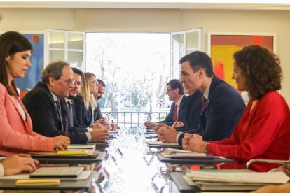 La mesa de diálogo solamente se reunió una vez, en febrero del año pasado, justo antes de la pandemia.