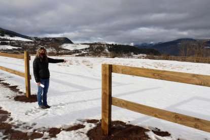 Olga Ferrer, a les instal·lacions del centre equí de Bellver.