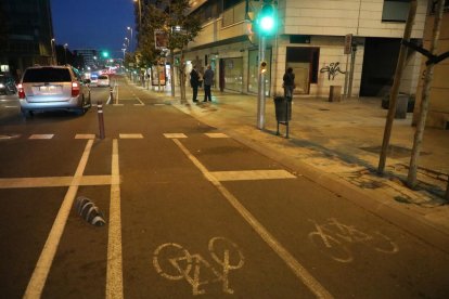 Imagen de ayer del lugar en el que se produjo el accidente.