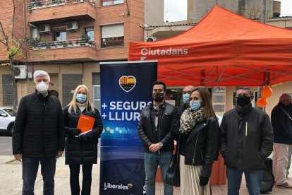 Ciutadans va presentar a la Bordeta una campanya per la seguretat.