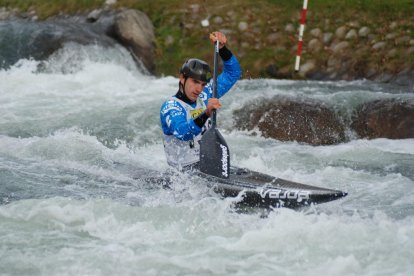 Miquel Travé va aconseguir un doblet en la primera jornada disputada al Parc del Segre de la Seu.