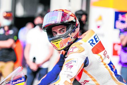 Marc Márquez afronta el cap de setmana el Gran Premi de la Gran Bretanya al circuit de Silverstone.