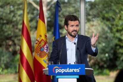 Imatge del líder del PP, Pablo Casado.