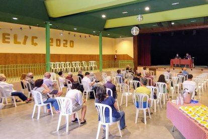 Al acto asistieron vecinos de La Pobla y El Vilosell.