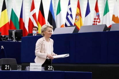 La presidenta de la Comissió Europea, Ursula von der Leyen.